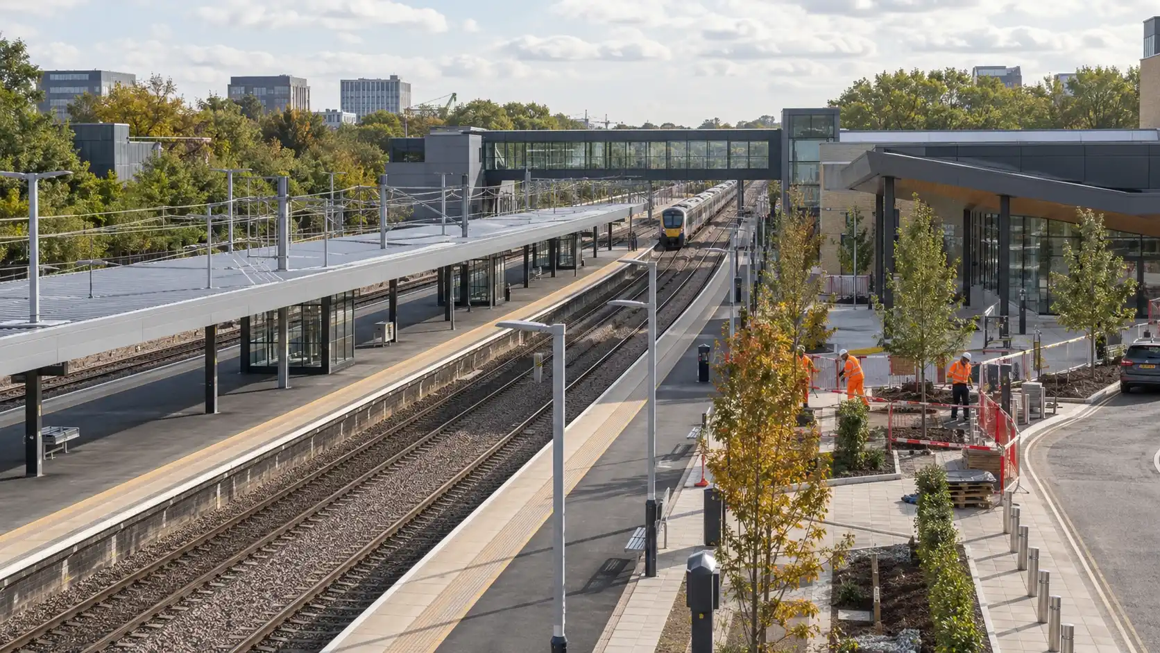 What East West Rail work is happening in Milton Keynes now